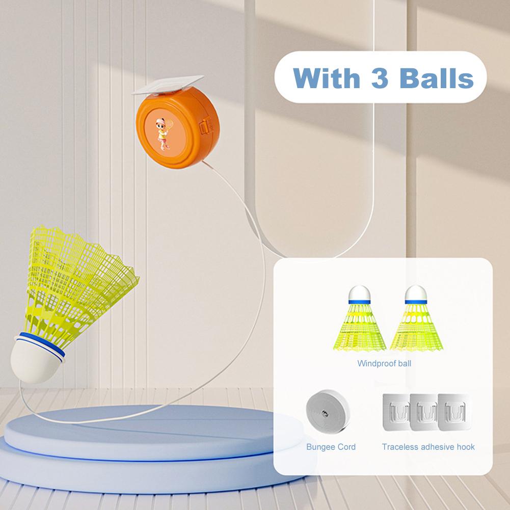 Badminton Training Tool Badminton Single-Player Rebound Trainer Self-Study Badminton Rebound Device Training Accessories