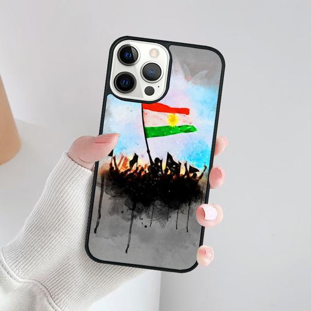 

Kurdistan Flag phone Case Cover For iPhone 17 Air 16 15 14 Plus apple 16 11 12 13 Pro Max coque iPhone 13