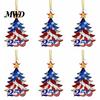 Decorative Window Entrance Pendant 250 Anniversary USA Christmas Ornament, America Years Patriotic Tree Party Gift Decoration, 1776-2026 2D