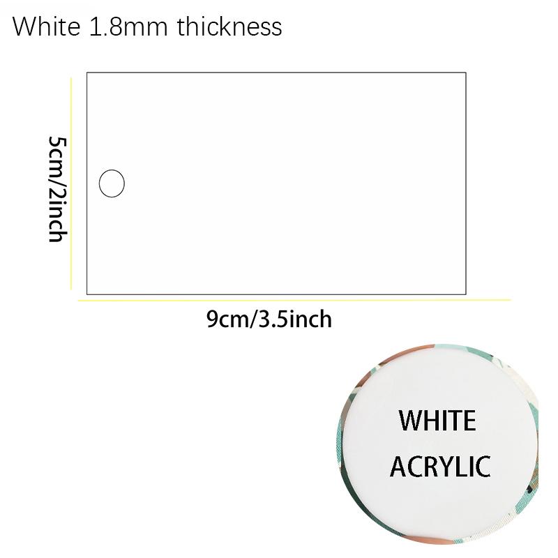 

Blank Frosted/Clear Acrylic Place Card Wedding Name Tag DIY Seating Card,Wedding,Dinner Party Escort Name Plate Table Setting 25pcs with ribbon
