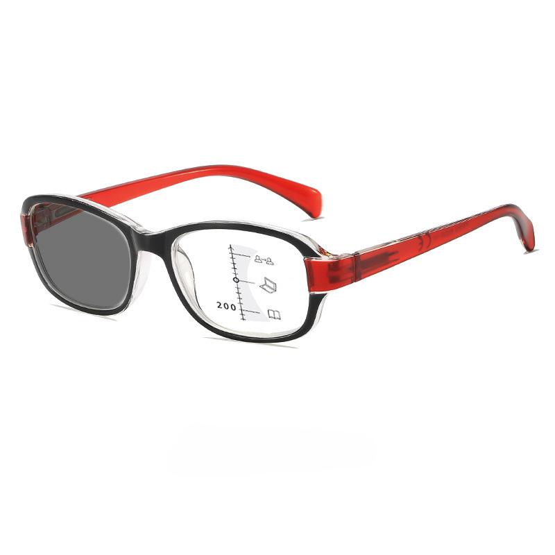 Photochromic Multifocal Reading Glasses Ultra Light High-Definition Uv Protective Presbyopia Eyewear Anti Blue Light Eyeglasses