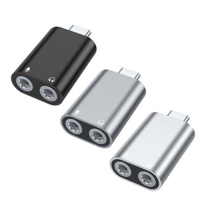 Quality Sound Splitter,USB C Double Headphone Splitter USB C To Double 3.5mm Female for Listening USB C Splitter