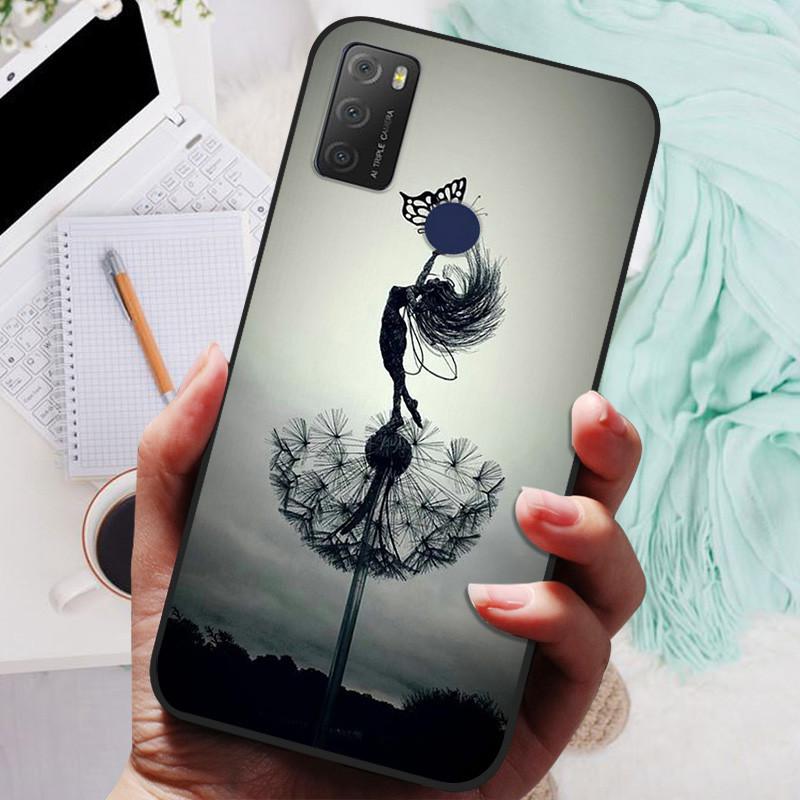 For TCL 20Y 6156D Case Silicone Shockproof Soft TPU Phone Cover For TCL 20Y 20E 6125F Funda for TCL20Y TCL20E Capa Cartoon Shell