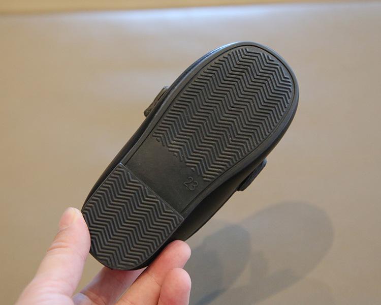 Dziecięce Skórzane Buty Mary Jane - Wiosna/Jesień 2025 Wsuwane Miękka Podeszwa dla Chłopców i Dziewcząt