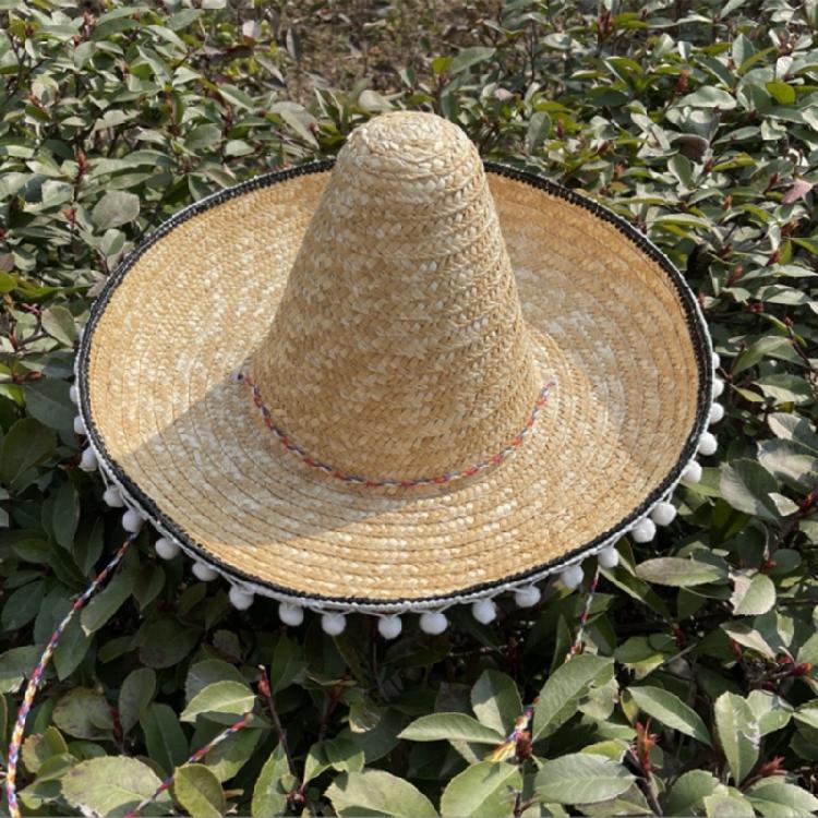 LuauEvent Straw Hat Festival Costume Party Hat Children Traditional Mexicans Hat