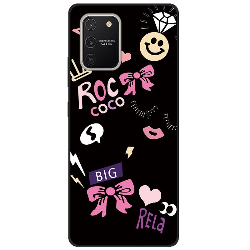 For Samsung Galaxy S10 Lite Case G770F Silicone Black Soft Back Cover for Samsung S10 Lite Case 2020 TPU S10Lite Cover S 10 Lite