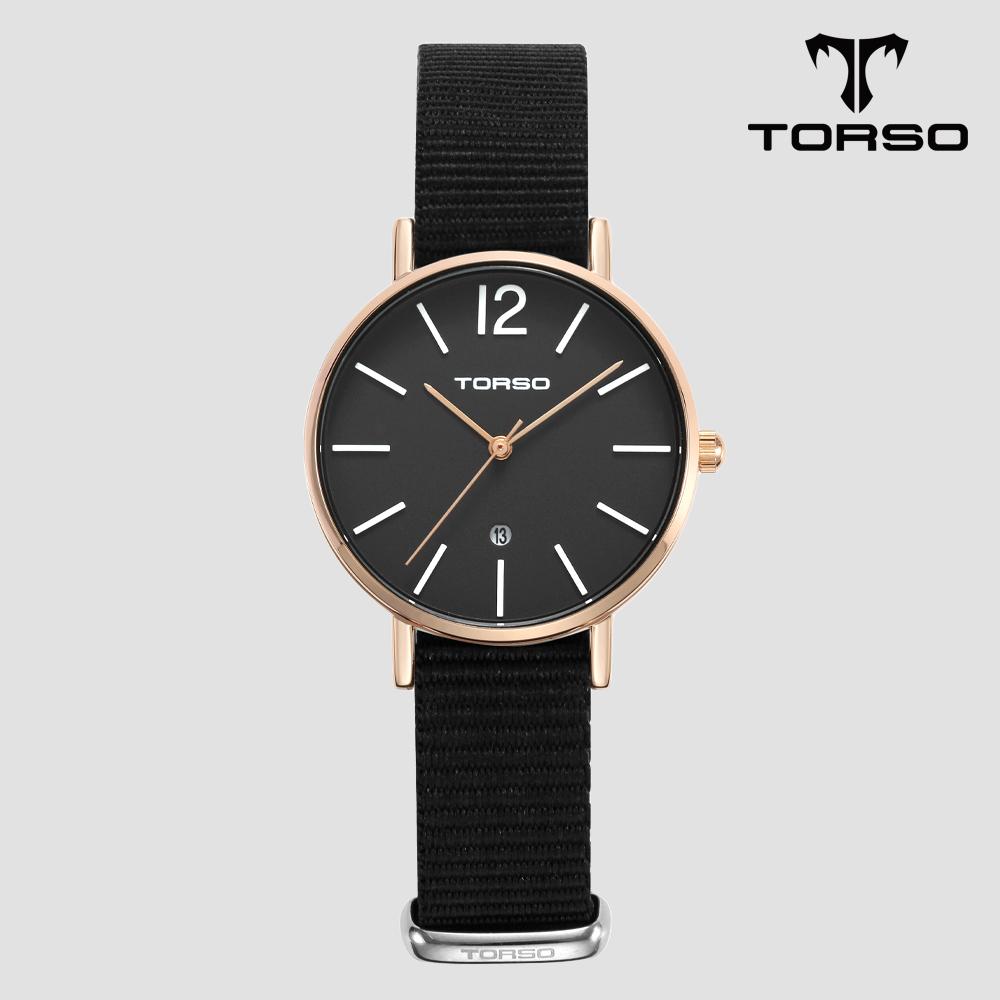 Toleuso T101F Doros Date Watch Women'S Nato Band Watch
