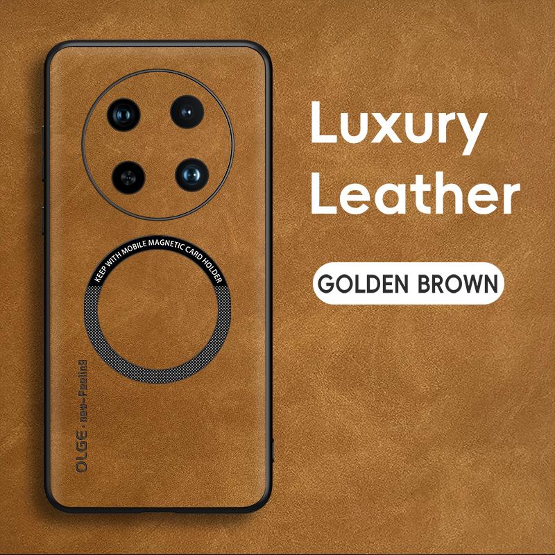

Магнитный Ретро Кожаный Мягкий Чехол для Honor Magic7 Lite Magic7lite Honor X9C HonorX9C 5G Ударопрочный Чехол для Телефона Honor X9c