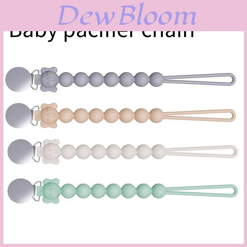 One-piece Infant Pacifier Holder In Food-grade Silicone