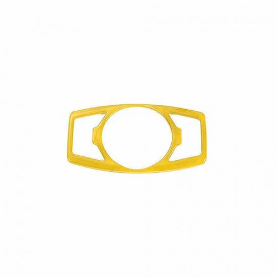 Car Headlight Switch Control Frame Cover For Ford F-150 2015- Bright Yellow