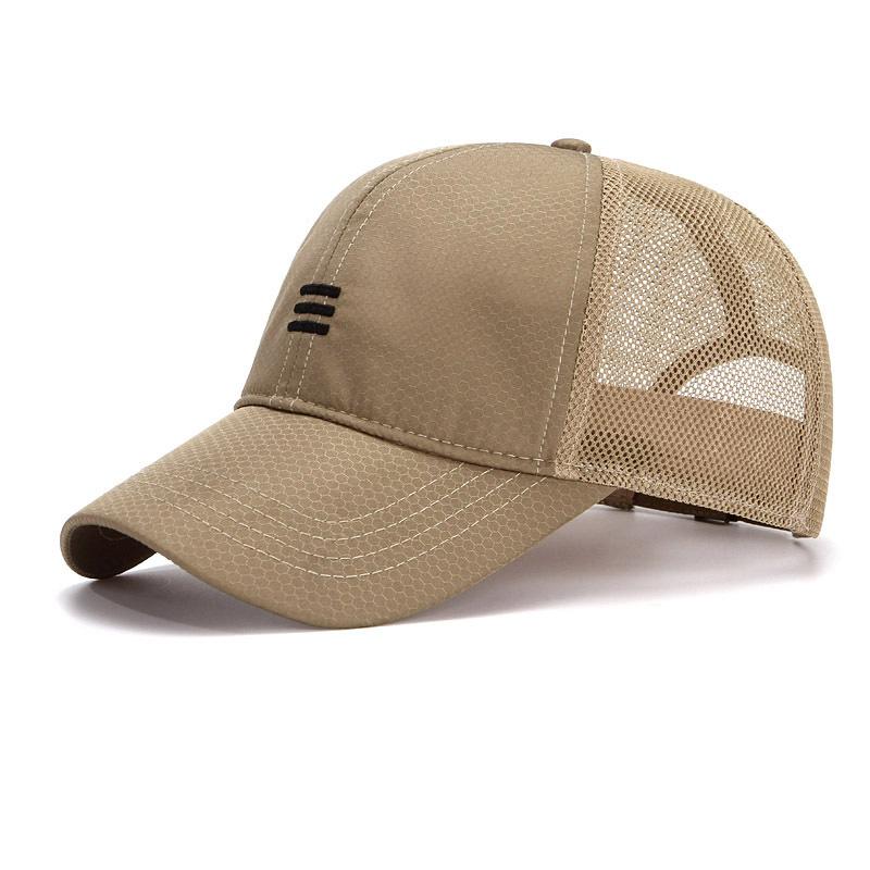 XL 65cm Taglia Grande Cappellino da Baseball Estivo in Rete da Uomo Asciugatura Rapida da Esterno Snapback Regolabile Cappellino Casual con Visiera a Becco per Protezione Solare