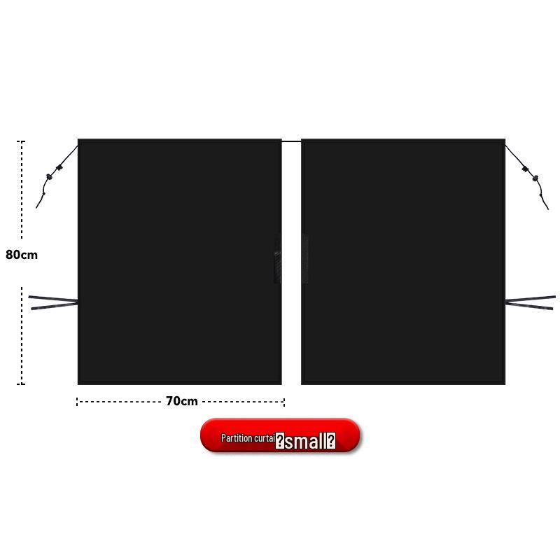 

Car Interior Privacy & Heat Insulation Blackout Curtains for Sunshade Partition in RVs and Rear Seats.