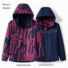 Women's Reversible Spring/Autumn Hooded Windbreaker Jacket for Mountaineering