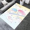 Office Rug "Little Twin Stars", "Kawaii" Anti-Slip Rug, Machine Washable for Living Room, Bedroom, Office, Multiple Sizes, Bedroom Mat, Decorative Mat
