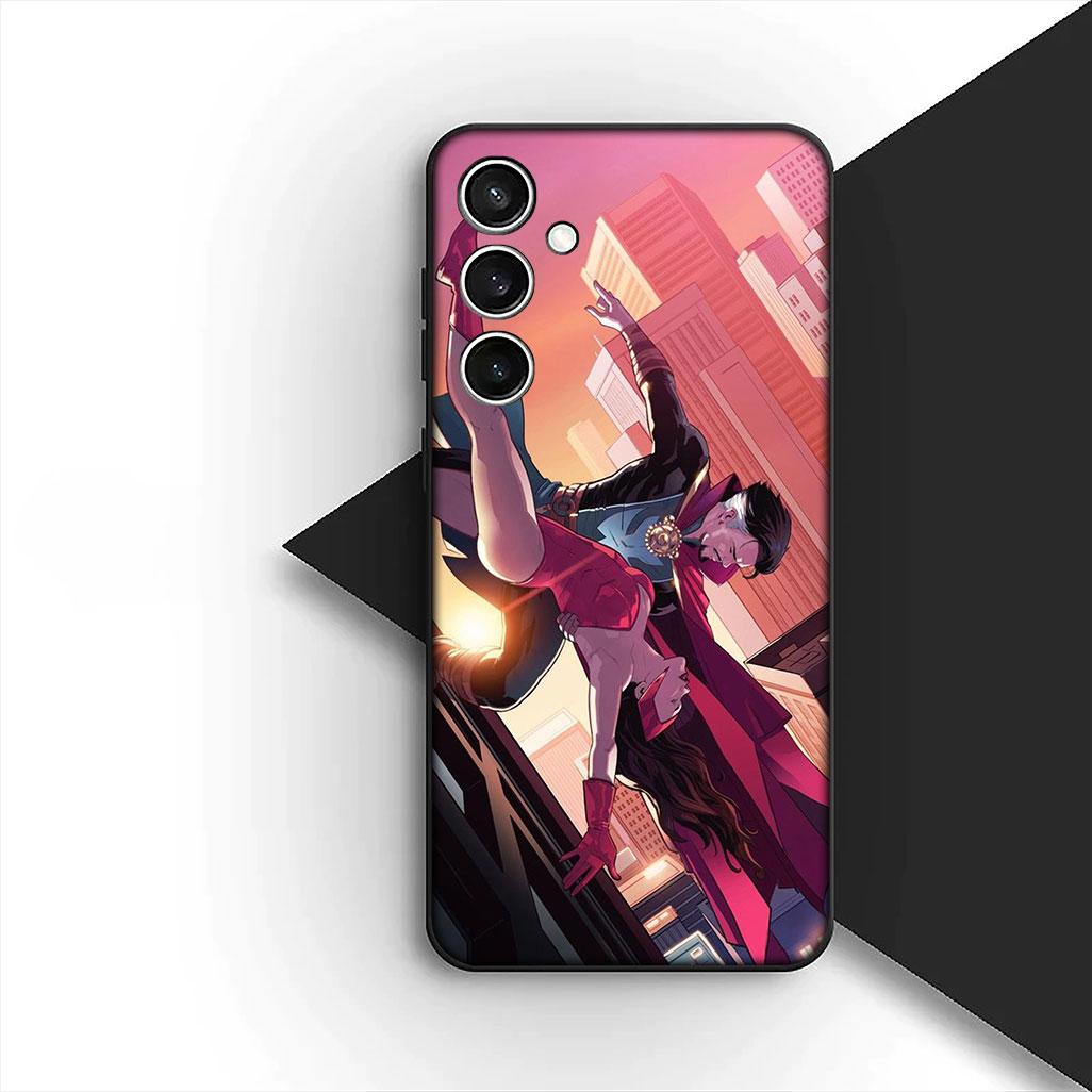 

Cover for Apple iPhone 17 Pro XS Max Air 6 7 8 Plus 5 + SE 2022 SE2 16E Casing Phone Case Doctor Strange Marvel Scarlet Witch iPhone SE (2020)