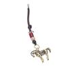 Horse Shaped Brass Keychain Wallet Key Hanging Accessory Symbolic of Power and Prosperity for Everyday Carry