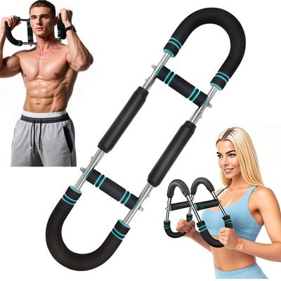 Barres à bras, Exerciseur de poitrine, Équipement de fitness à domicile pour débutants et athlètes professionnels, 30 kg