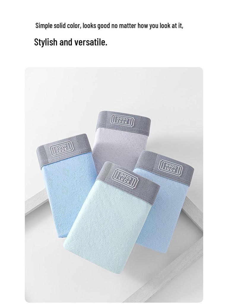 Jin Tong Wang Bavlněné boxerky pro chlapce ve vývojovém stádiu pro teenagery