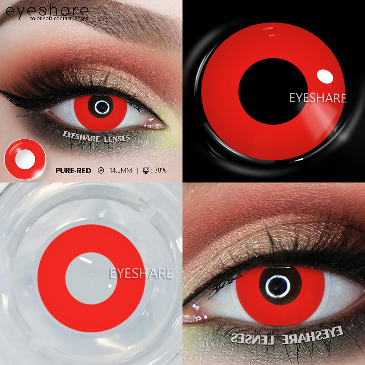 

EYESHARE 1Pair Halloween Cosplay Color Contact Lenses Eye Anime Lenses Color Contact Lenses Eye Color Lenses