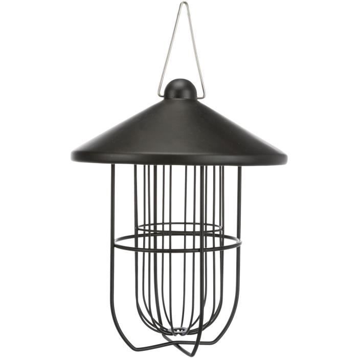 TRIXIE Mangeoire Boule De Graisse - Ø 19 × 24 Cm - Noir - Pour Oiseau