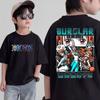 Anime One Piece Cosplay TShirt Cotton Short Sleeve Tops Casual Loose Retro TShirt Men Women Kids Family Matching Outfits