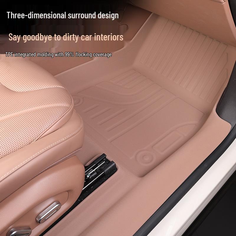 2026 Leapmotor C11 TPE Floor & Trunk Mats: Dirt-Resistant, Durable, Original Car Color.