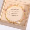 Elegant Zircon-Embellished Tree Branch Bracelet In Eco-Friendly Copper With Gold Plating Unisex Luxury Jewelry Daily Wear