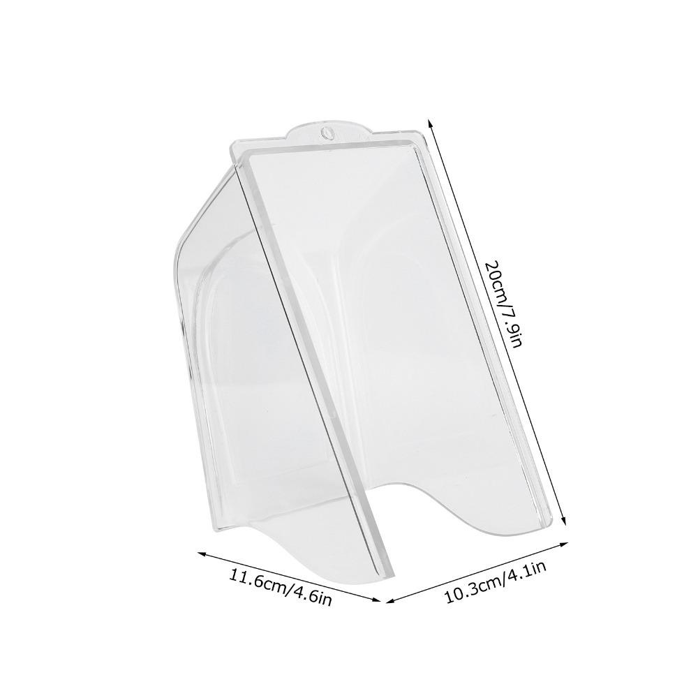 Transparent Doorbell Rain Cover ABS Access Control Rain Cover Fingerprint Lock Doorbell Outdoor
