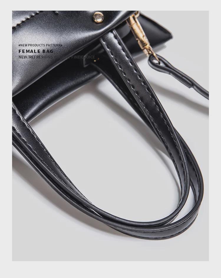 Women's Large Capacity Winged Shoulder Bag - Versatile Cross-Border Messenger Style