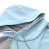 Women's Zip Funnel Neck Hooded Sweatshirts Long Sleeve Pullover Hoodie Drawstring Hoody Raglan Pullover Tops