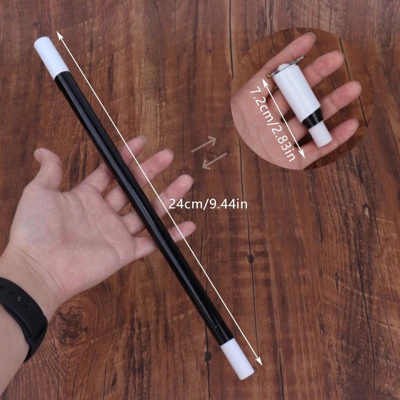 

Professional Stage Fun Stainless Steel Mini Wand Black Appearing Cane Magic Trick Party чёрный