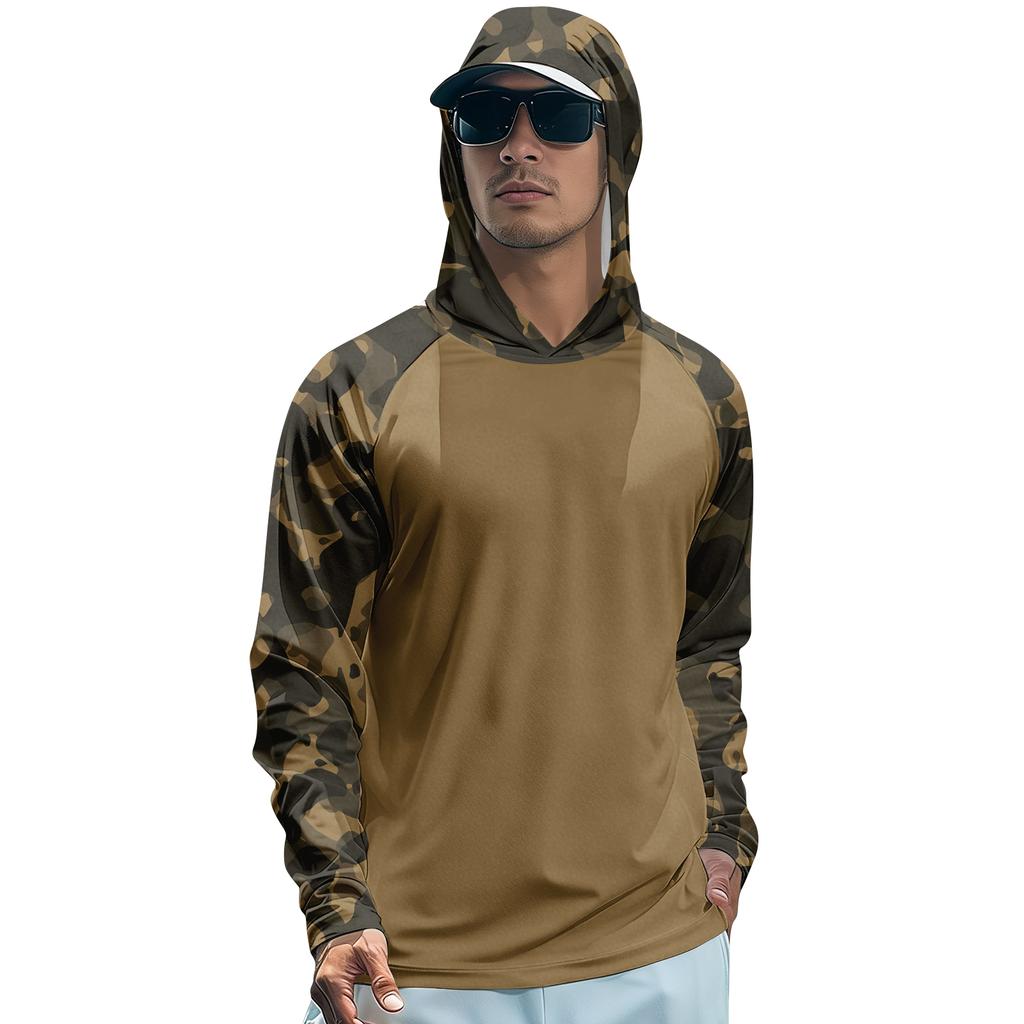 Mens Casual Shirts Long Sleeve Lightweight Hoodie Mens Summer Shirts for Men UK Outdoor Shirt Mens Casual Wear Fashion Style