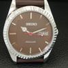 JAPAN VINTAGE REFURBISHED SEIKO AUTOMATIC 6309A MENS BROWN DIAL WATCH A443178-1
