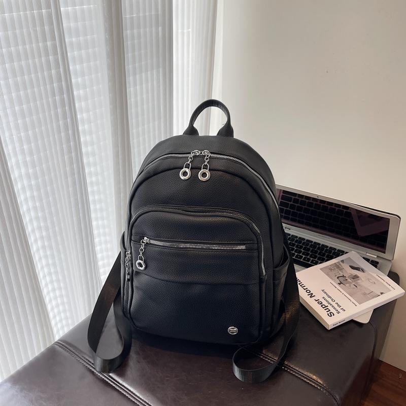 High Sense Fashion Backpack Women's New Versatile Class Commuter Bag Large Capacity Travel Backpack