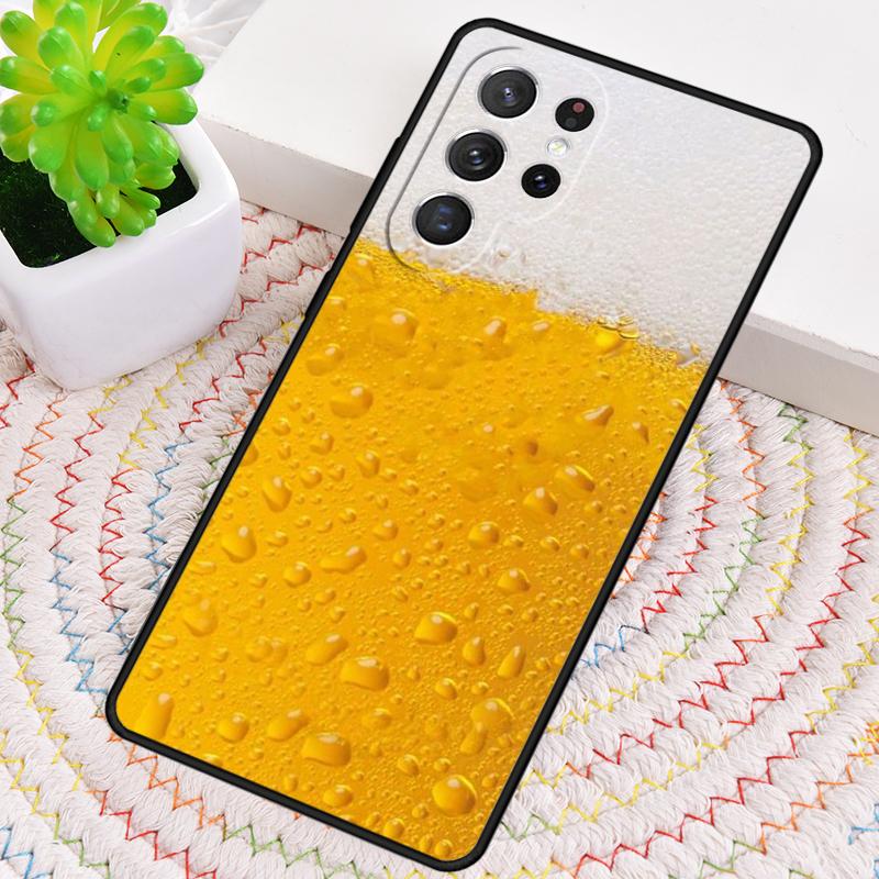 Beers Alcohol Bubble Phone Case for Samsung Galaxy Note 10 Pro S26 Ultra S23 S24 FE S25 S21 S22 PLUS Shockproof Cove
