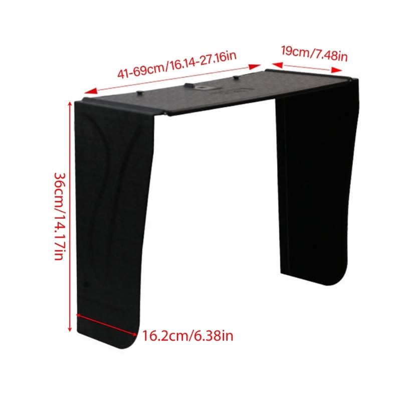27inch LCD LED Video Monitor Hood Sunshade Sunhood Monitor Frame Computer Monitor Sunshade Desktop Protective Hood