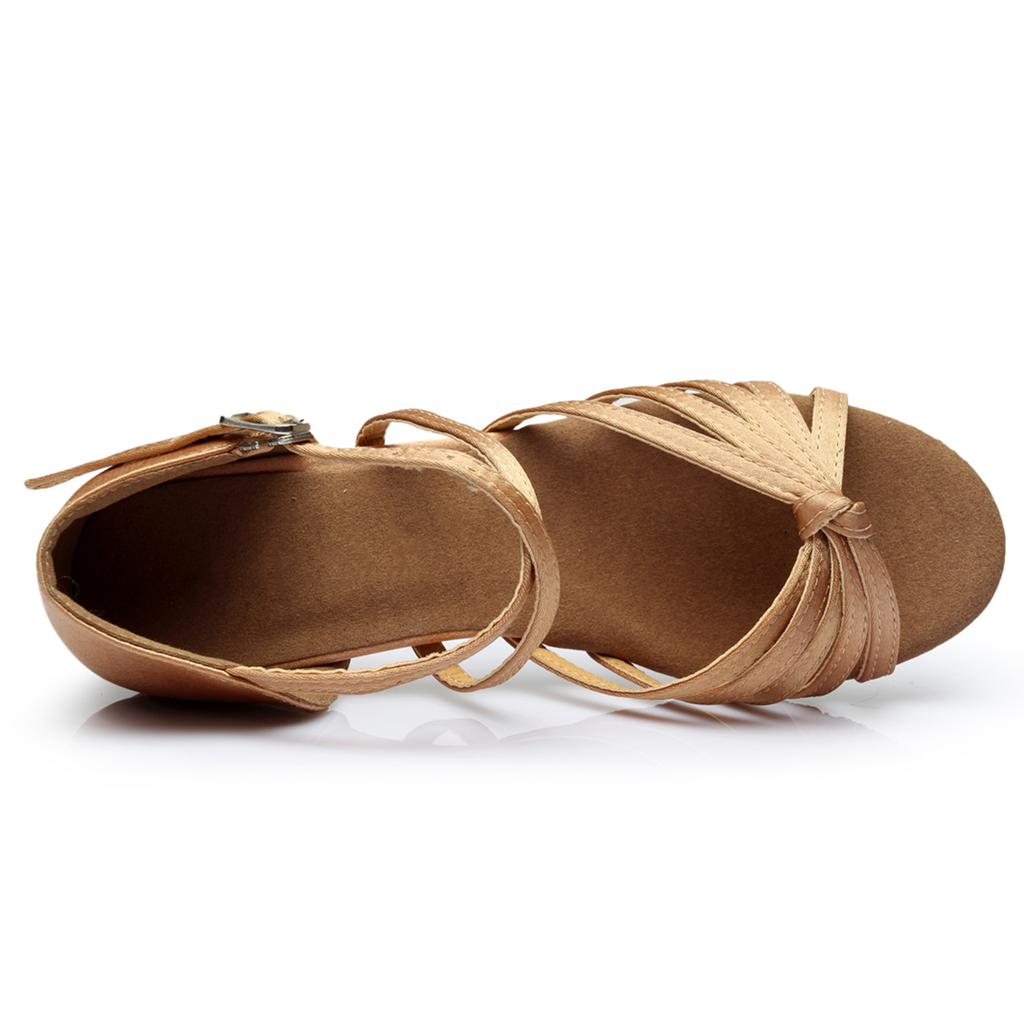 Buty Do Tańca Latino Na Obcasie Blanca 3 Cm Jasnobrązowe 41