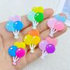 20pcs New Cute Cartoon Little Balloon Series PVC Flexible Glue Flat Back DIY Scrapbook Embellishment Phone Craft Decoration