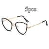 New Fashion Cat Eye Women Anti Blue Light Eyeglass Imported High Quality Brand Anti Radiation Eyeglasses/Replaceable Len