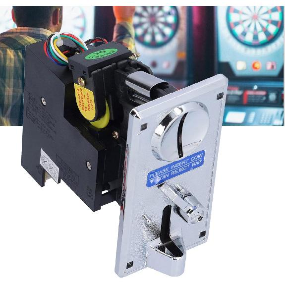 Acceptor, CPU Comparison Electronic Selector Operated Timer Controller for Game Vending Machine(Silver Gray)