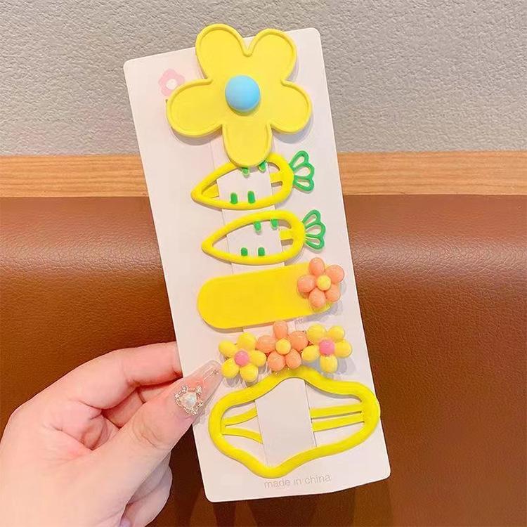 Children's Cloud Hairpin New Girls Carrot Hairpin Side Broken Hairpin Bangs Baby Girls Headwear Kids Hair Accessories