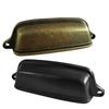 1PC  Antique Bronze/Black Shell Pull Handles Zinc Alloy Handles and Knobs Kitchen Drawer Cabinet Door Cupboard Furniture Knobs