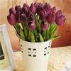 6 teile/los Künstliche Blumen Bouquet Mini Tulpe Hochzeit Braut Brautjungfer Hortensien Floral Party Decor