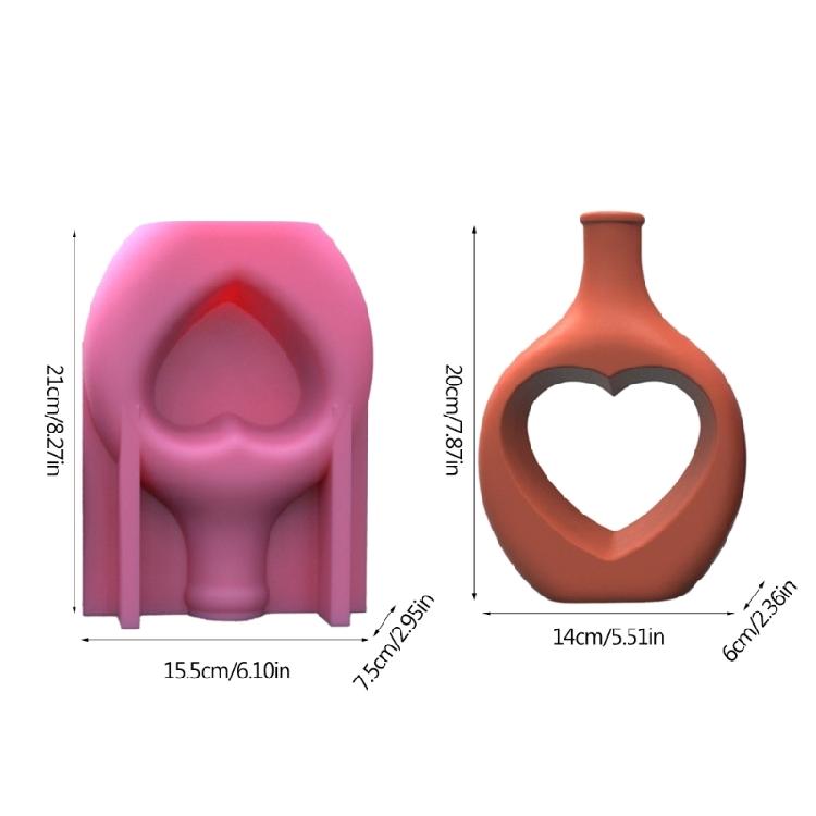 Silicone Casting Moulds for Making Flower Container Makeup Brushes Holder Mold