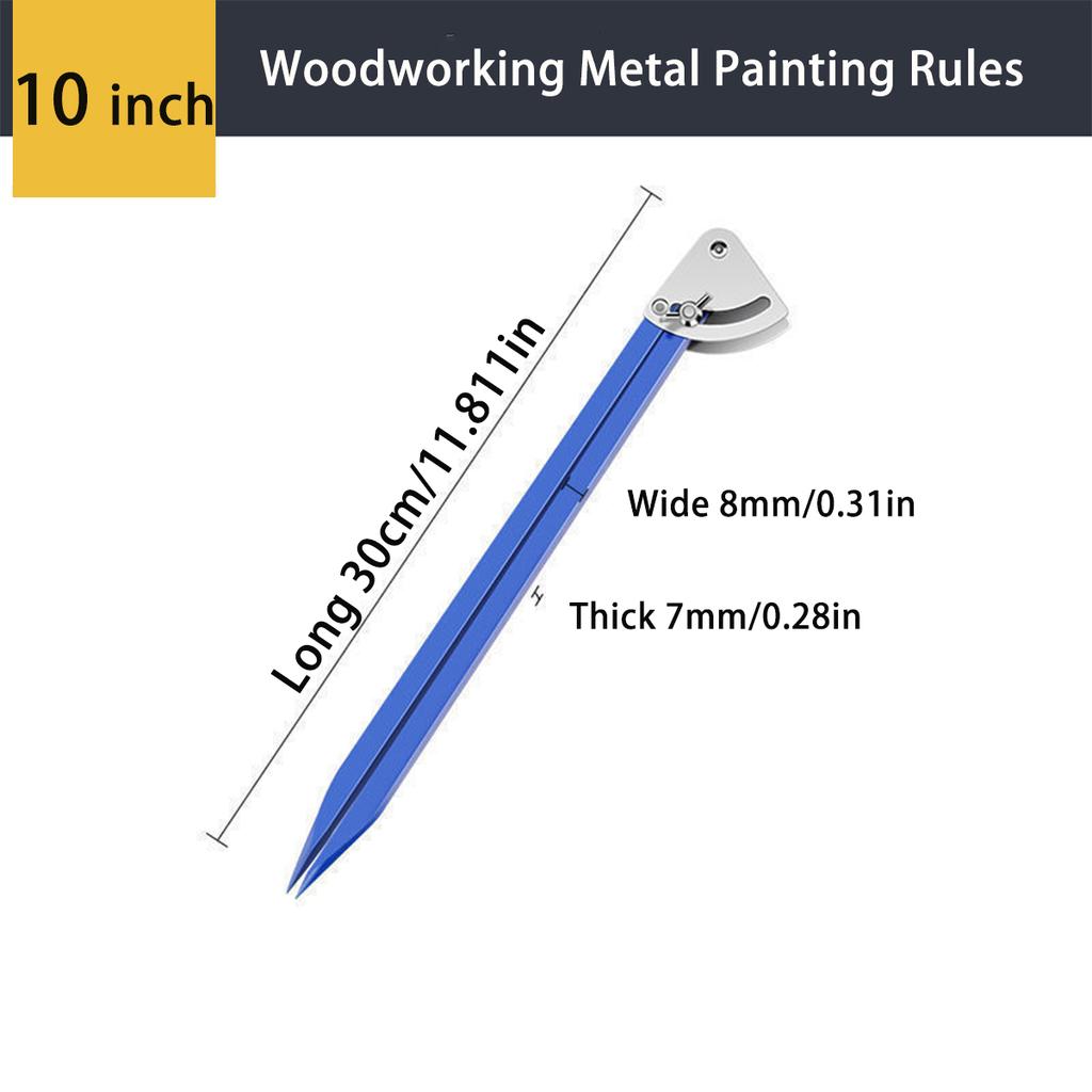 Industrial Metal Woodworking Scriber Machinist Pencil Compass Marking Gauge Tool Machinery Line Drawing Planning Gauge Circular