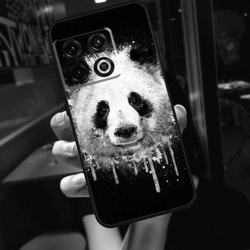 Cartoon Cute Panda Bear Funda For OnePlus 12R 13 R 12 11 9 10 Pro 8T 9RT 10T OnePlus Nord 4 CE 2 3 Lite N20 N30 Case
