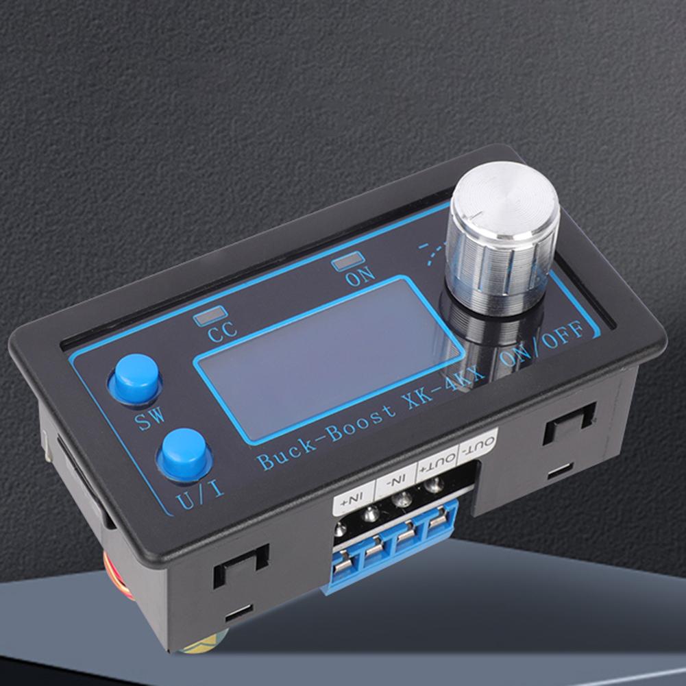 DC DC Buck Boost Converter Power Module CC CV 0.5-30V LCD Display Adjustable Laboratory Power Supply Support Solar Charging