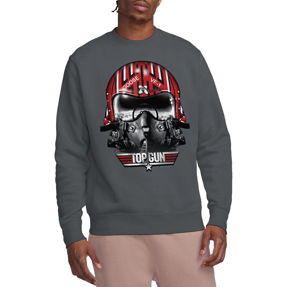 Top Gun Unisex Adult Goose Helmet Sweatshirt