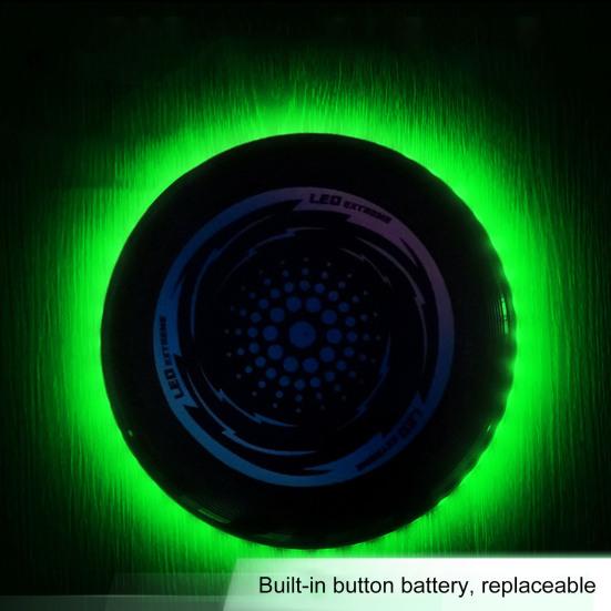 Crianças Brinquedo de Disco Voador Macio Jogo de Arremesso de Disco Iluminado Jardim Ao Ar Livre Gramado Disco Voador LED Jogo de Família Pai-filho Meninos Meninas Presente