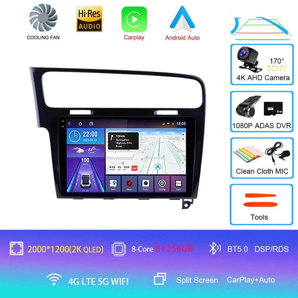 Android 14 Car Radio For Volkswagen Golf 7 2012 - 2020 Multimedia Video Player Navigation stereo GPS No 2din 2 din dvd